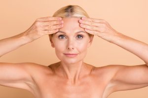 Brow lift for a sagging forehead 